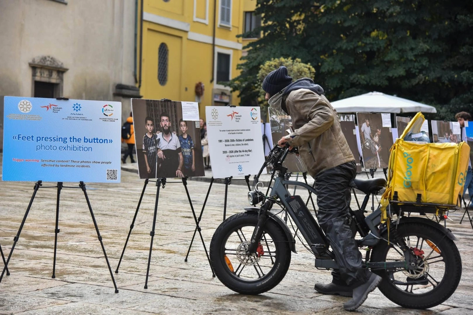 Azerbaijani NGO holds Milan photo show on landmines left after conflict (PHOTO)