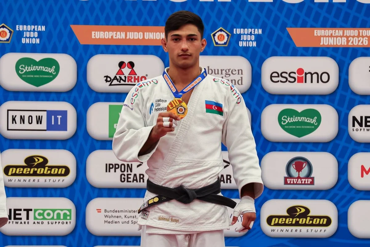 Azerbaijani judoka wins gold medal at European Cup
