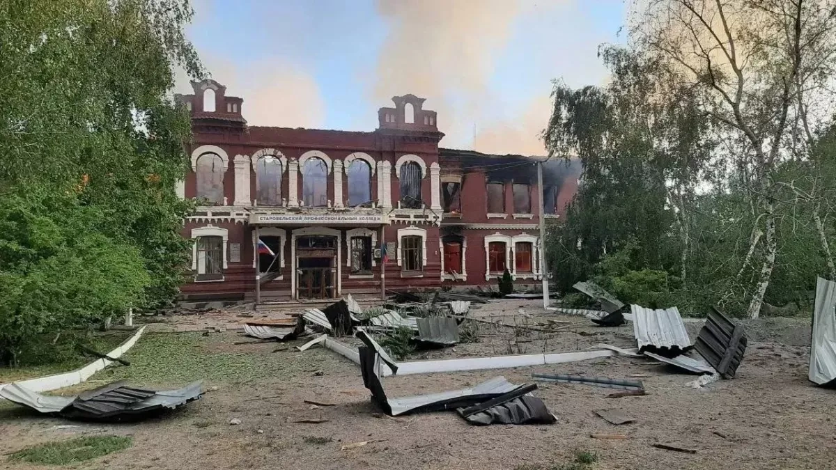 Dozens injured after drones strike college buildings in occupied Luhansk PHOTO / VIDEO