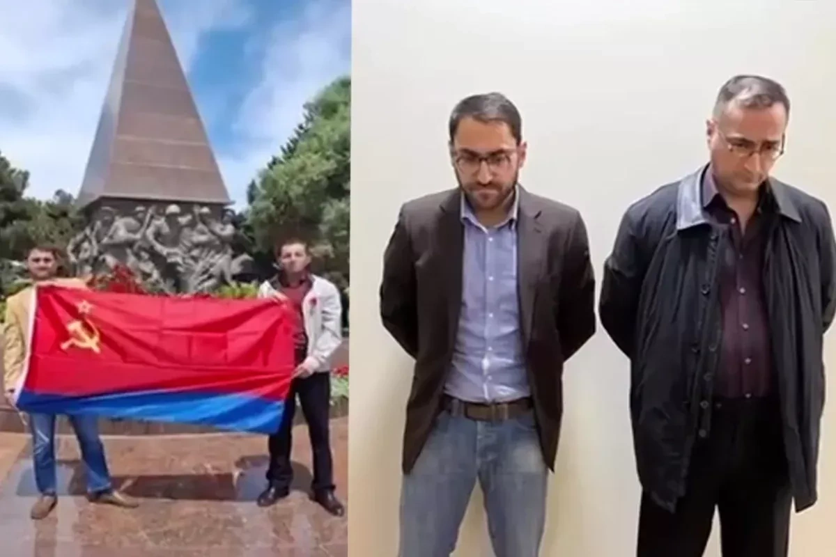 Azerbaijani court sentences four over attempted Soviet flag march