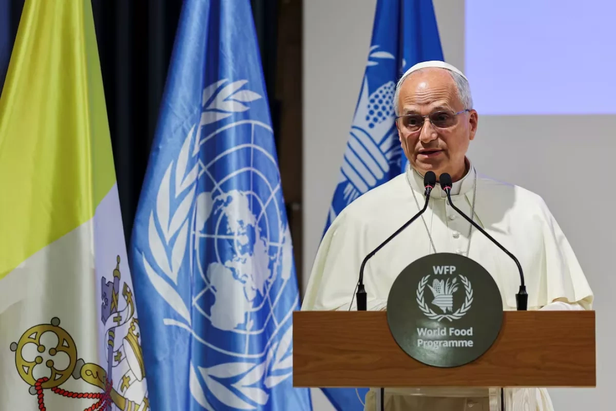 Pope Leo says world leaders “feeding wars” instead of the hungry