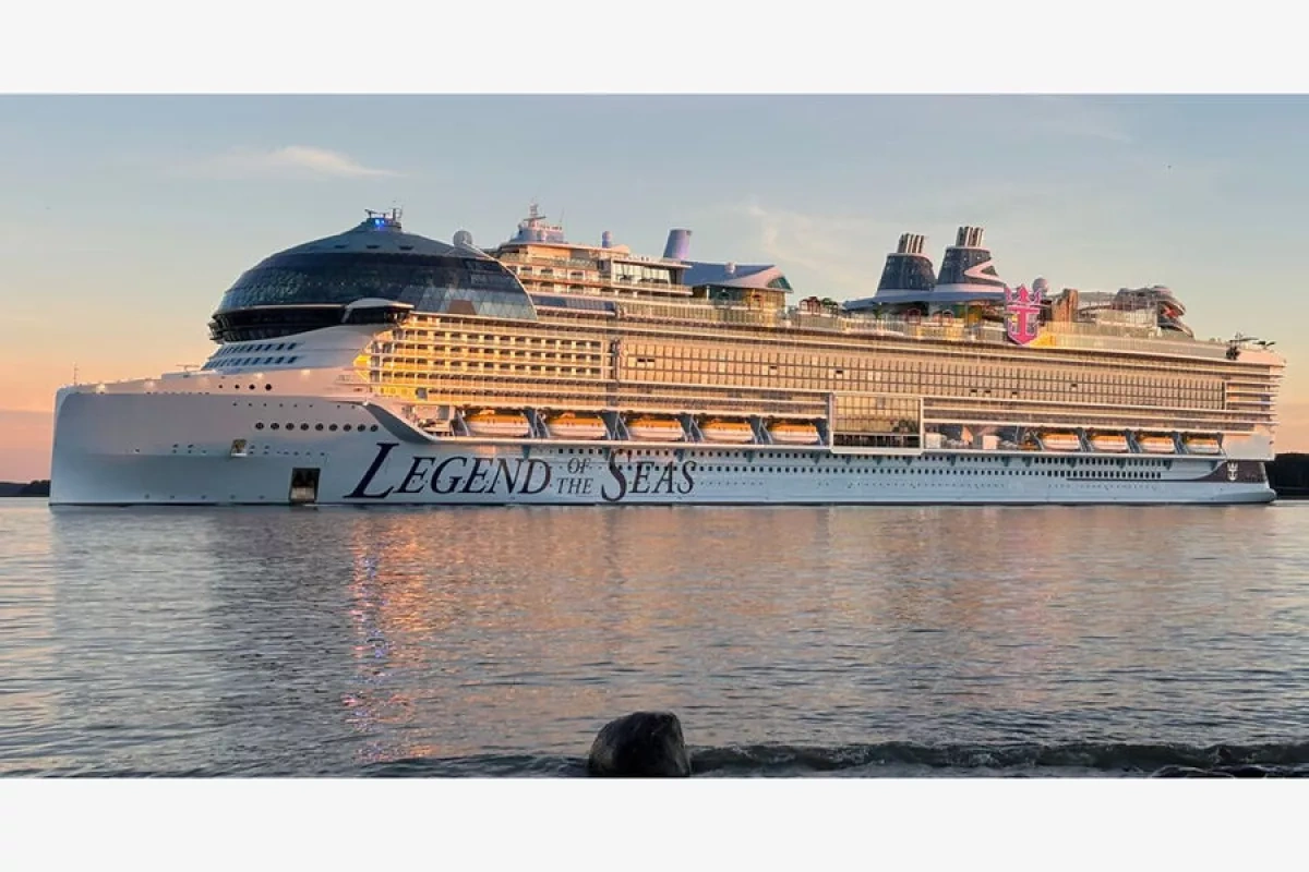 World’s largest cruise ship Legend of the Seas sets sail on maiden voyage
