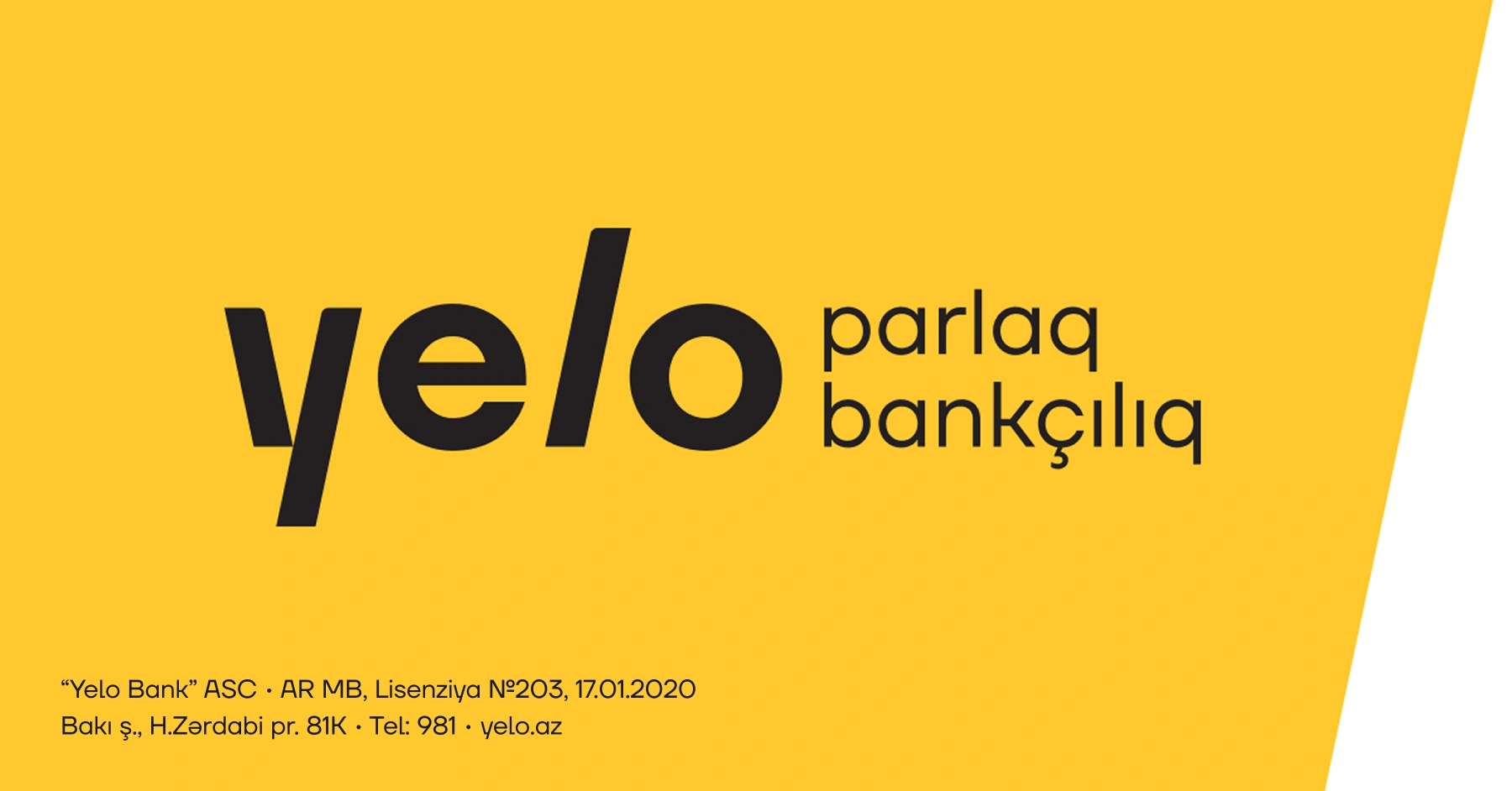 Official statement of Yelo Bank