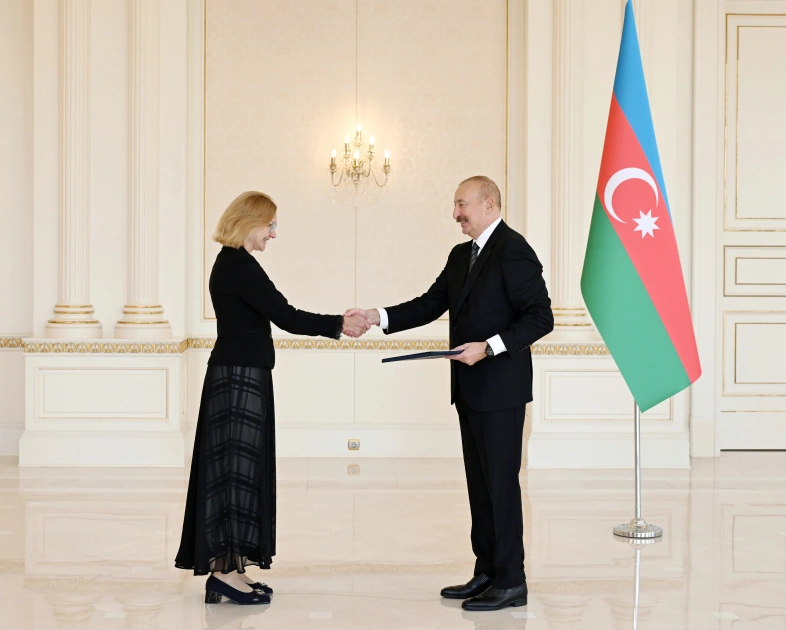 President Ilham Aliyev receives Estonia's newly appointed ambassador to Azerbaijan (PHOTO)