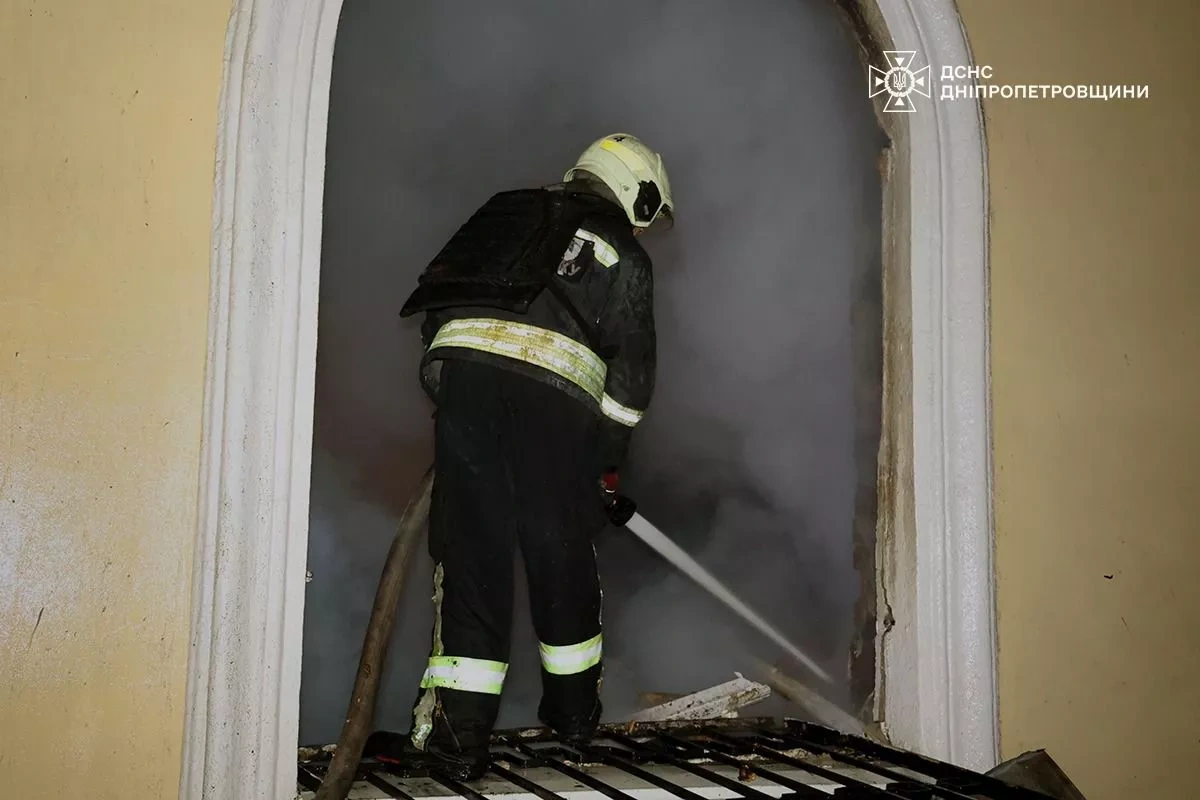 Russian drone strikes hit Ukraine's Dnipropetrovsk region, two injured PHOTO