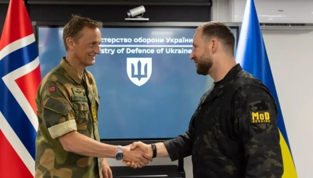 Ukraine, Norway step up air defence, drone cooperation PHOTO