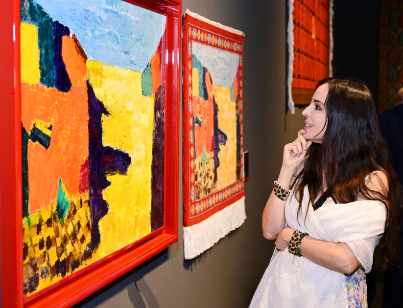Leyla Aliyeva attends presentation of "Azerbaijani Carpets - From Tradition to Contemporary Art" exhibition in Budapest (PHOTO)