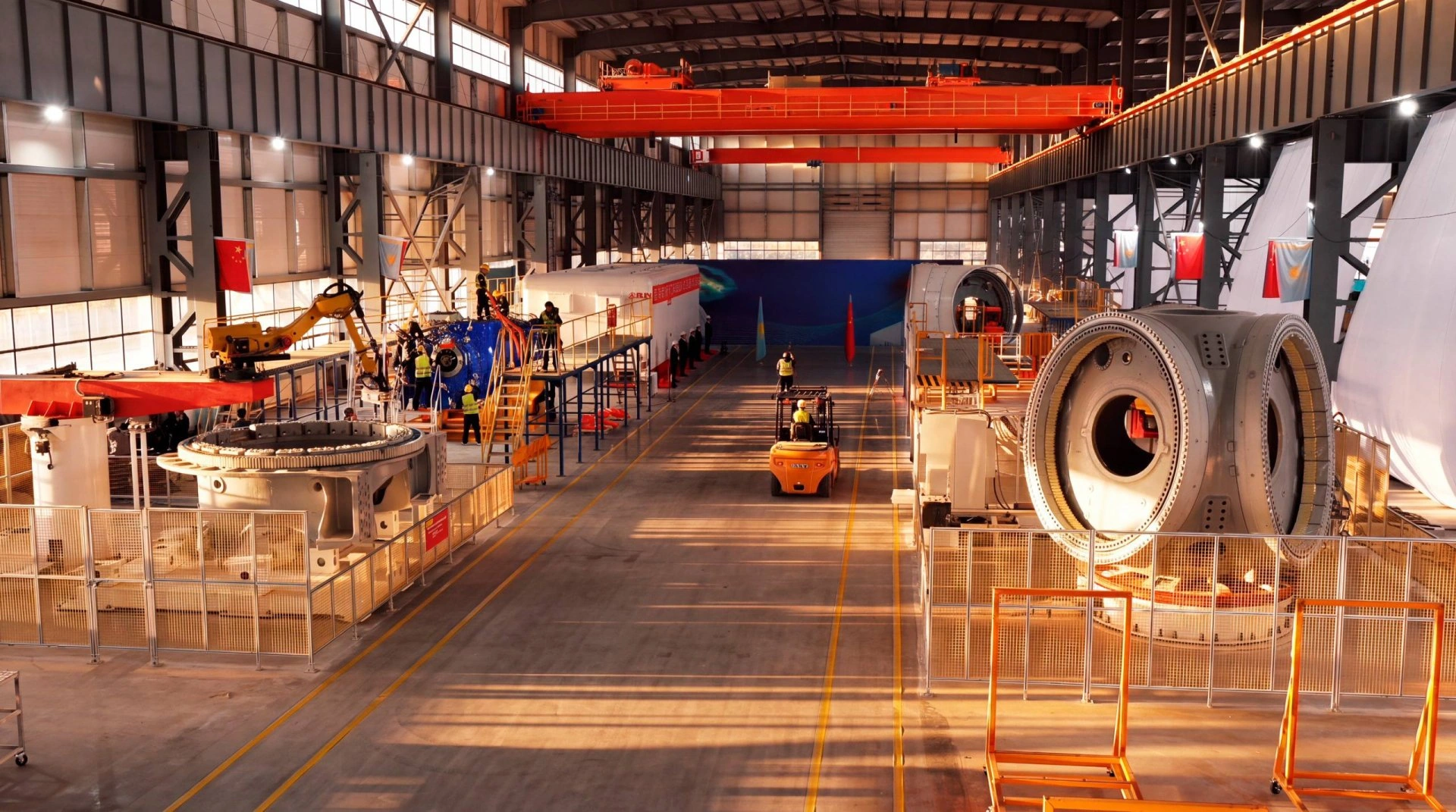 Kazakhstan starts assembly of first wind power equipment at new Shu plant