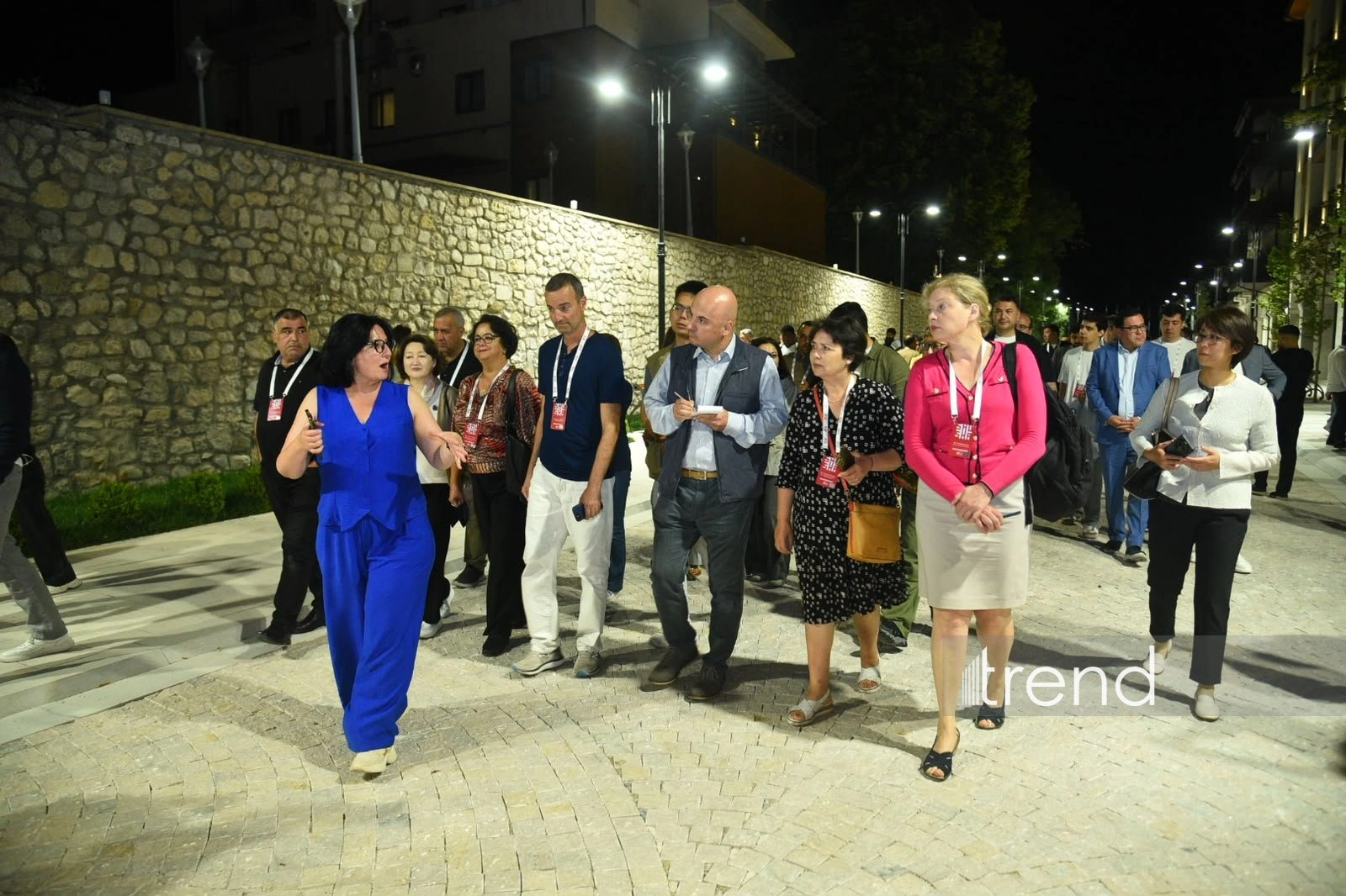 Participants in Shusha Global Media Forum tour Karabakh Street in Shusha (PHOTO)