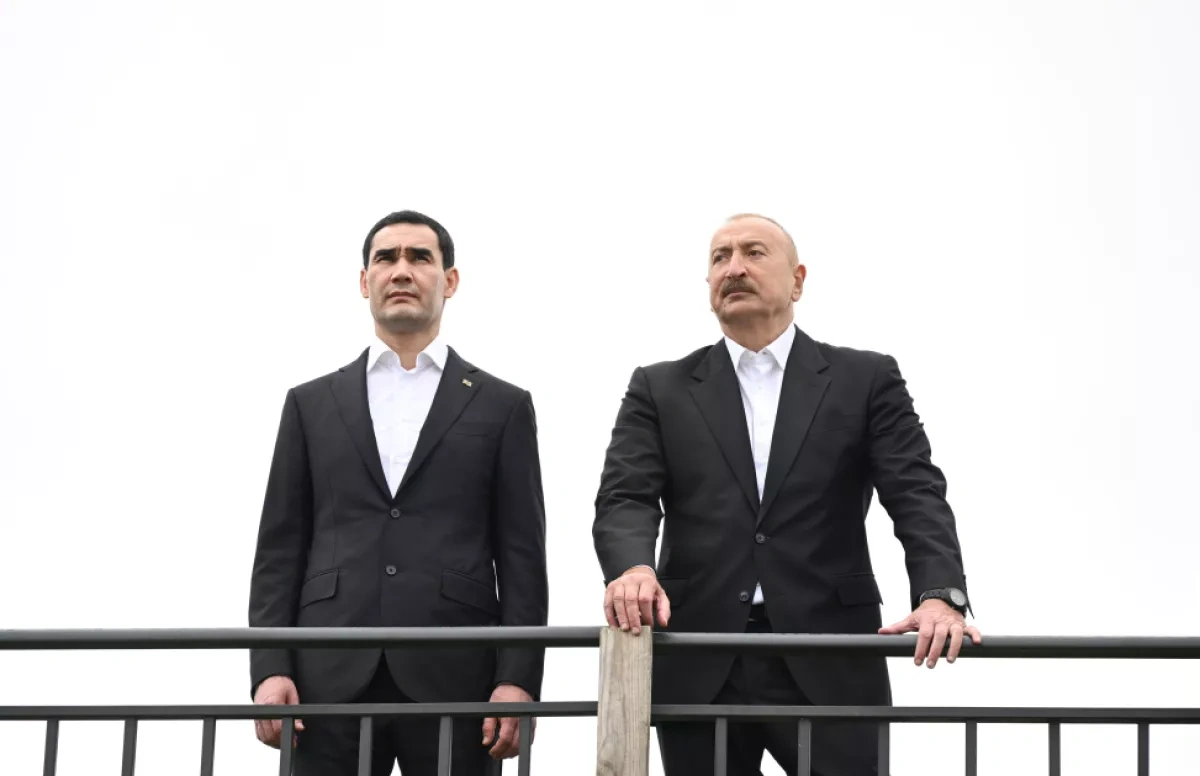 Azerbaijani president gifts Garabagh horse to Turkmen counterpart during Shusha visit PHOTO