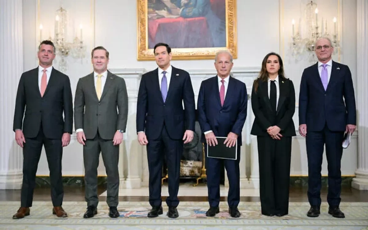Israel, Lebanon begin talks in US to resolve long-running conflict PHOTO