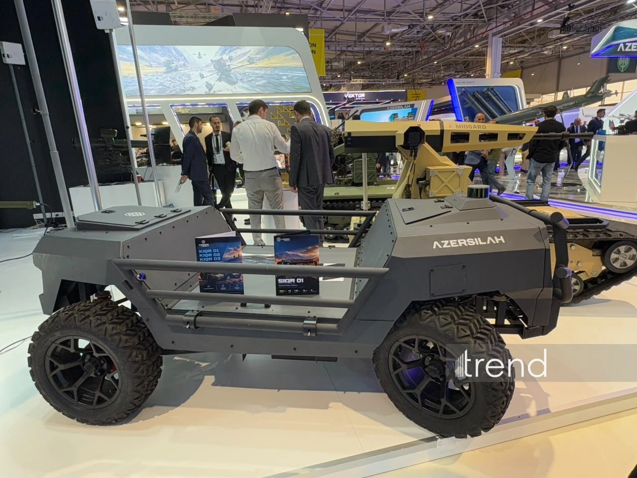Azerbaijan showcases locally developed armed robots at ADEX-2026 (PHOTO)
