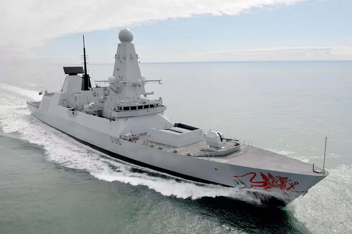 British warship HMS Dragon arrives in Gibraltar