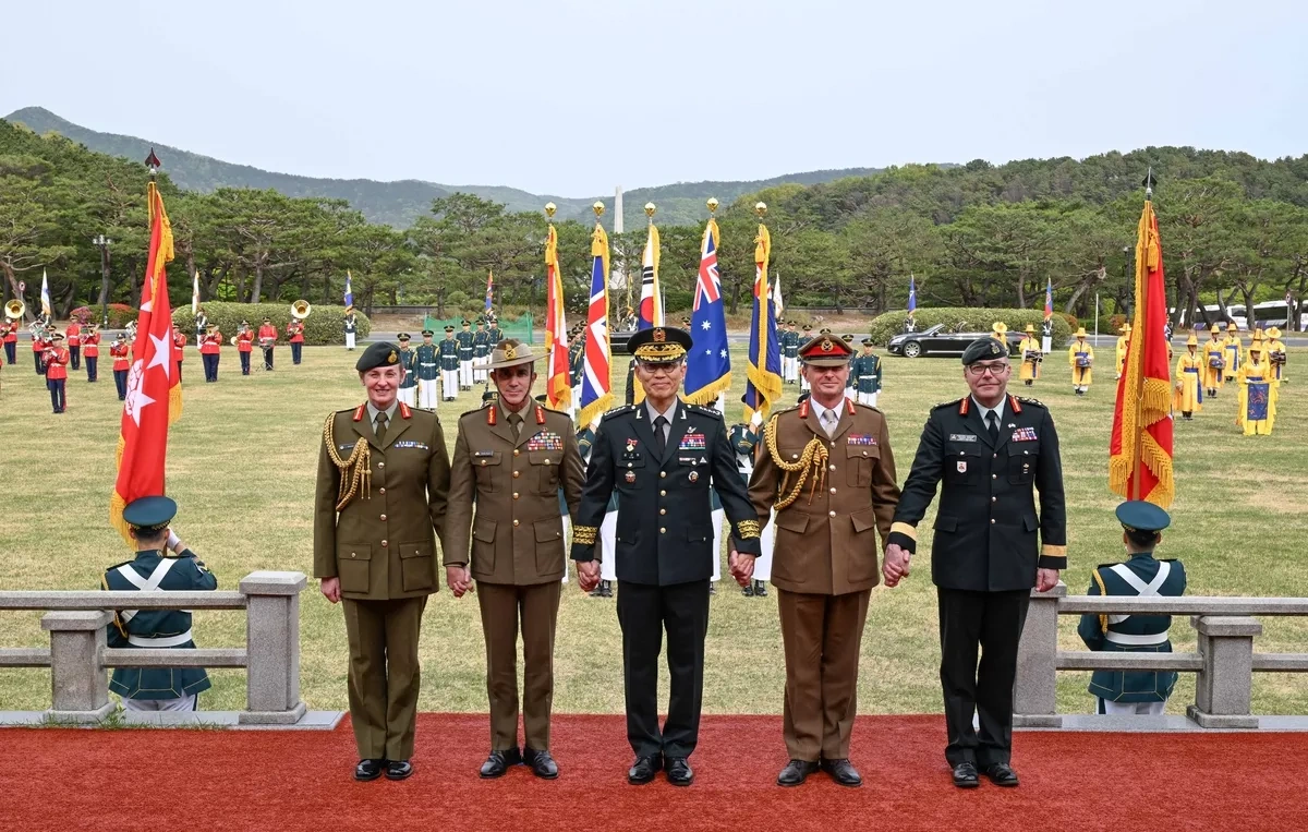Army chiefs from four nations visit South Korea for joint talks