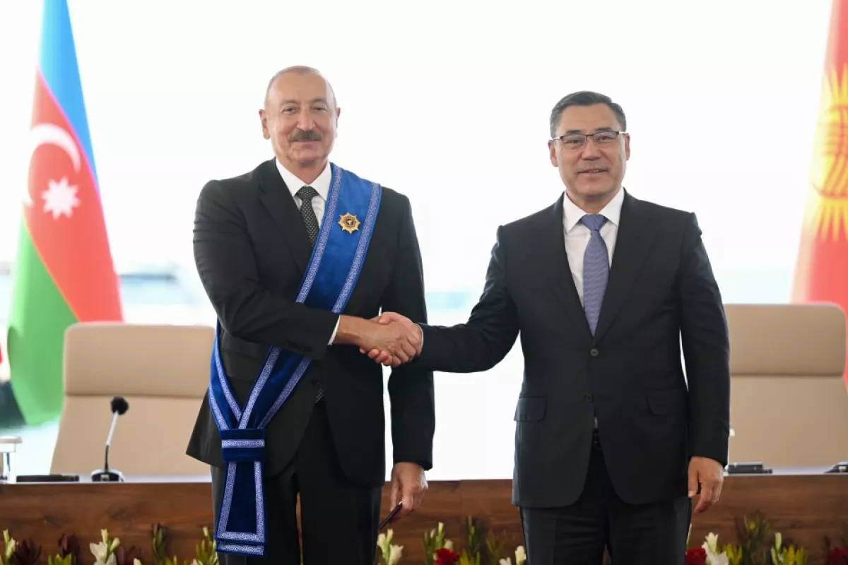 Azerbaijani president credits Zhaparov with driving Kyrgyzstan's rapid rise PHOTO/UPDATED