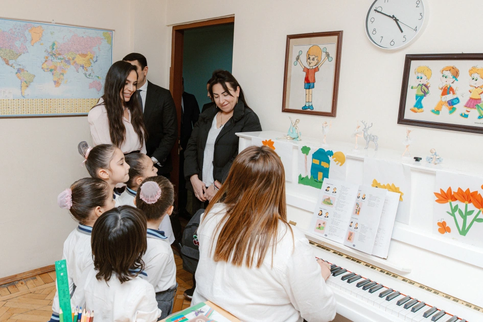 Leyla Aliyeva visits Baku Choreography Academy (PHOTO)