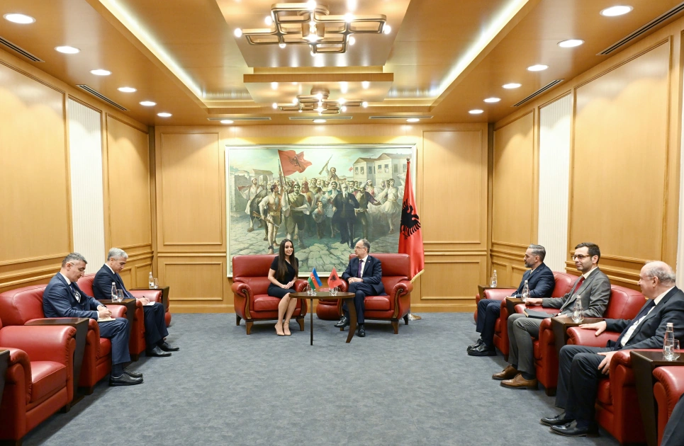 Heydar Aliyev Foundation VP Leyla Aliyeva meets with President of Albania Bajram Begaj in Tirana (PHOTO)
