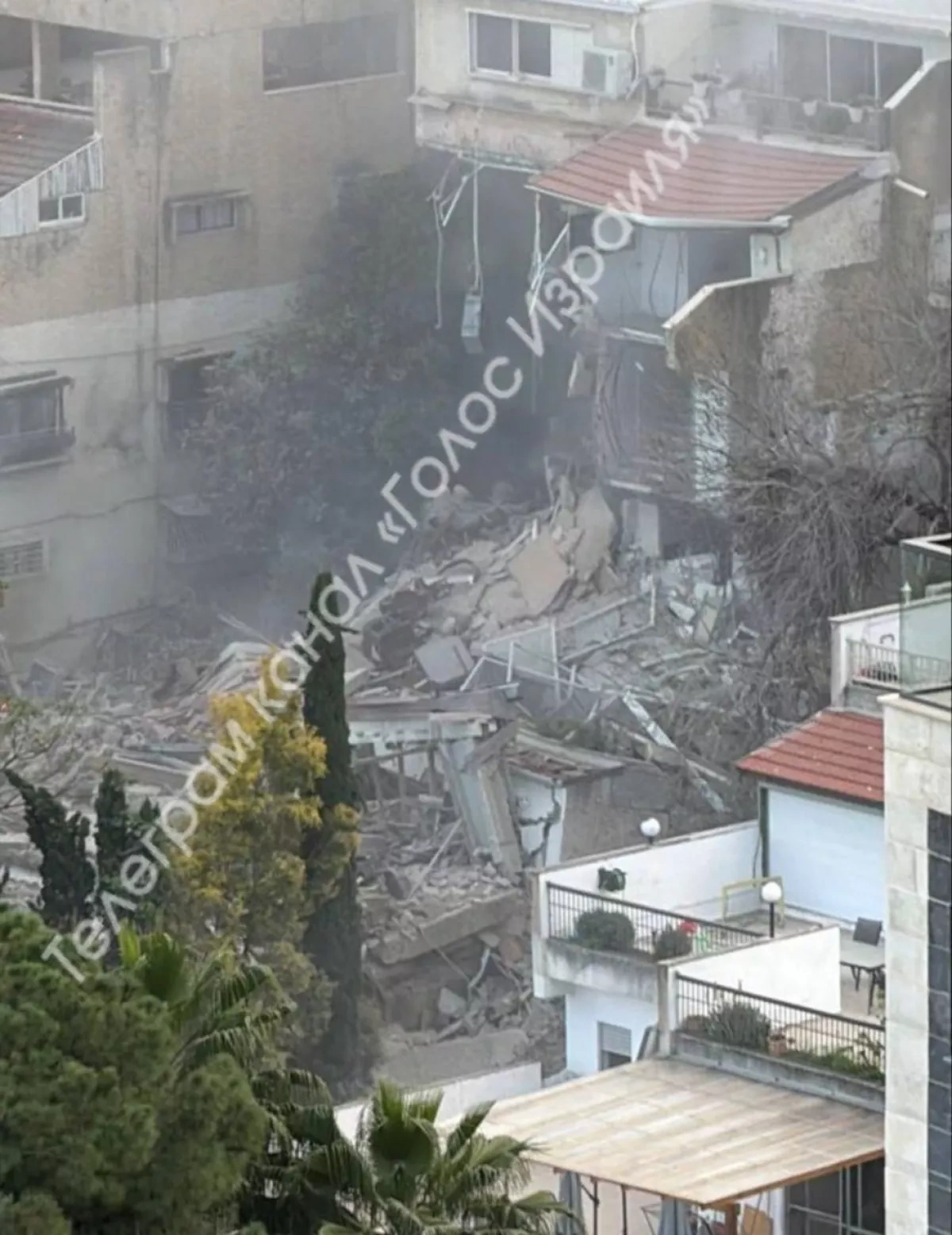 Israel: 450-kg warhead hits residential building in Haifa