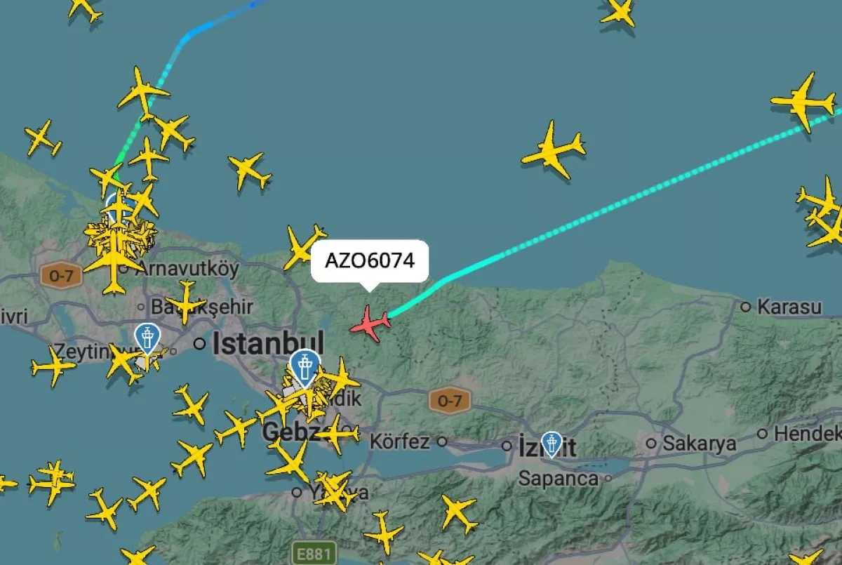 Türkiye–Russia flight turns back after distress signal over Black Sea