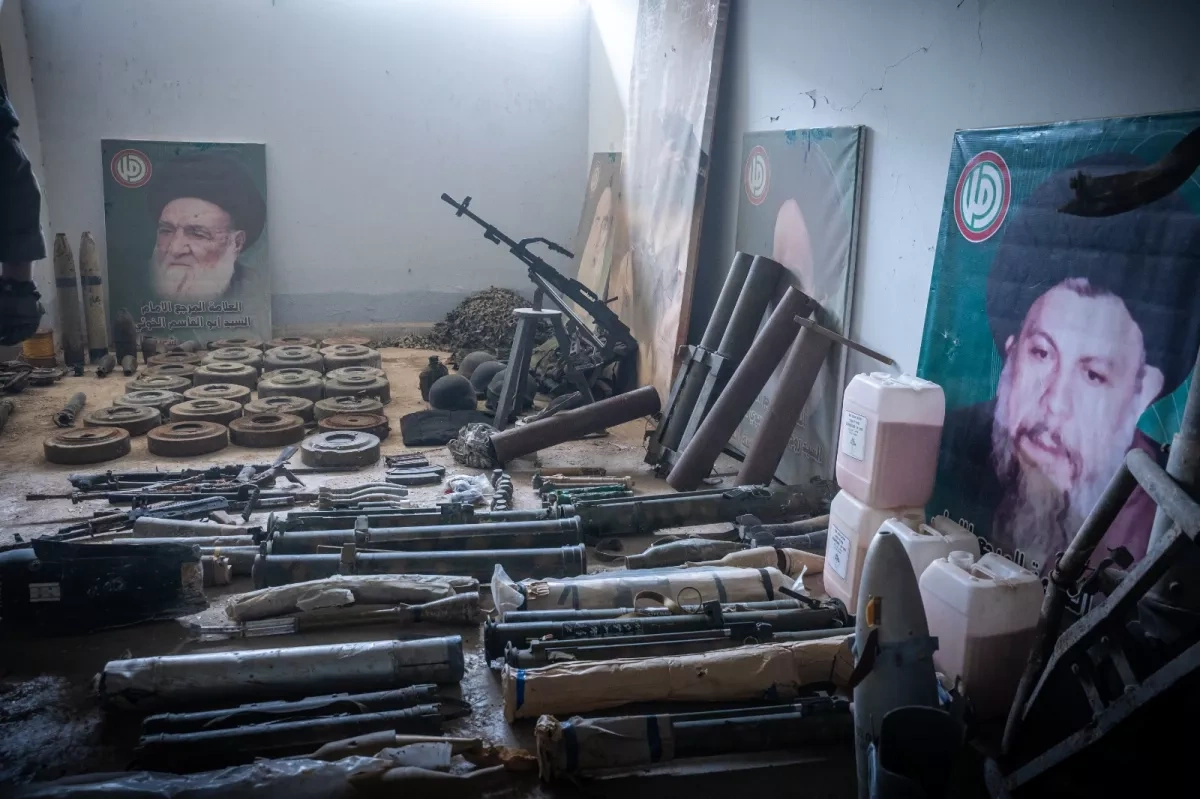IDF discovers hundreds of weapons in school in southern Lebanon photo
