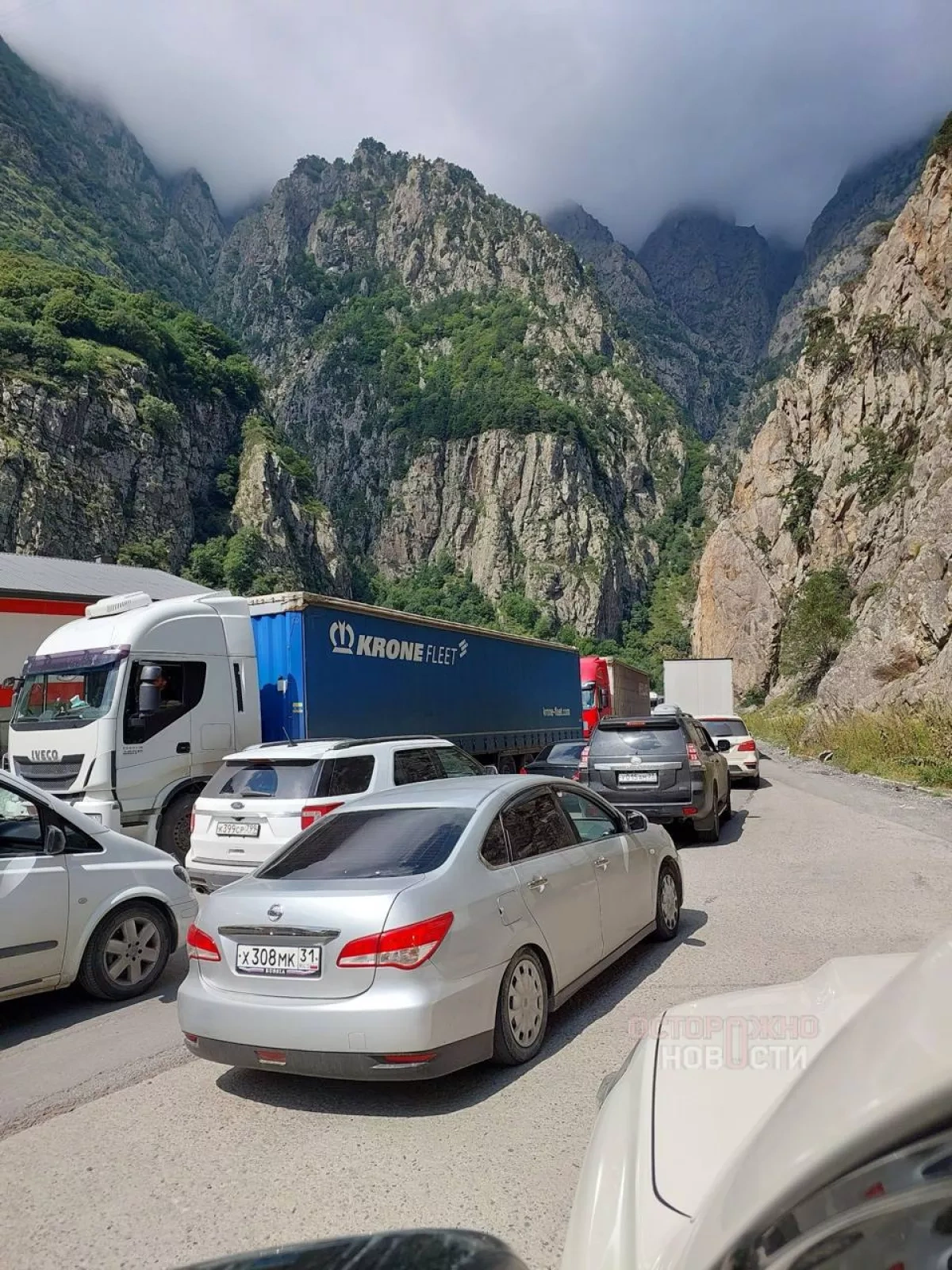 Russia-Georgia border sees over 20,000 crossings in one day