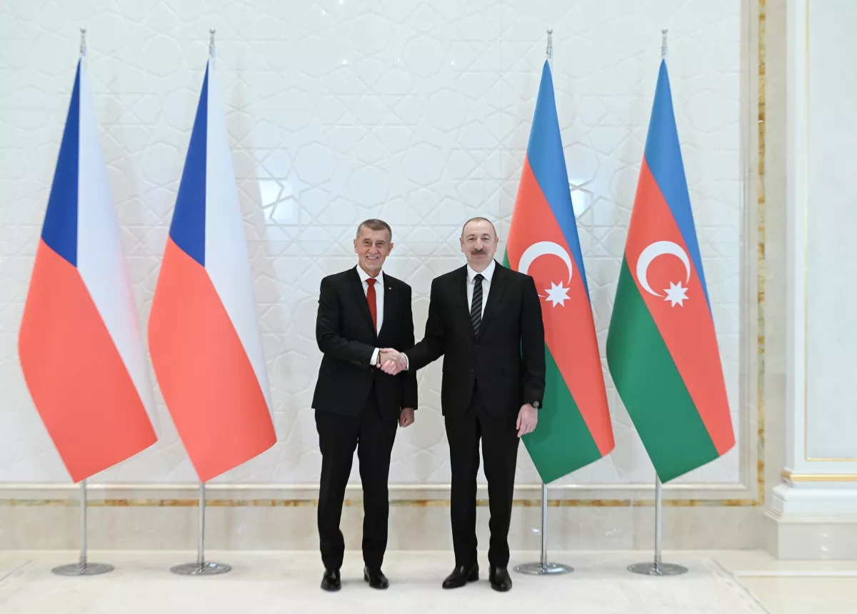 Azerbaijan holds official welcoming ceremony for Czech prime minister in Gabala PHOTO