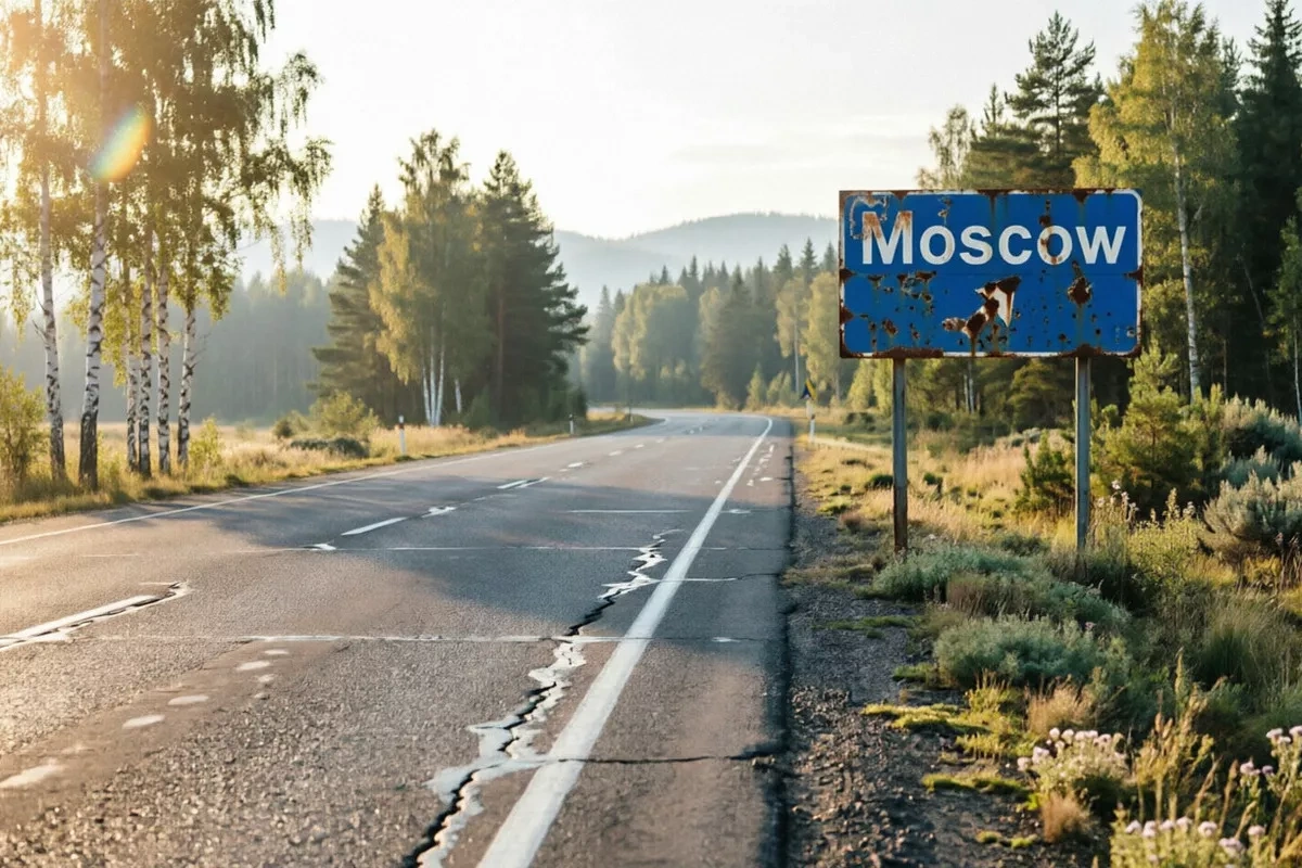 Latvia opens probe after road signs to Russian cities defaced