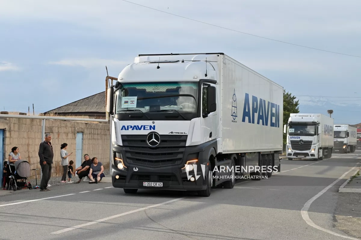 Armenia’s 80-tonne aid convoy heads to Lebanon via Türkiye PHOTO