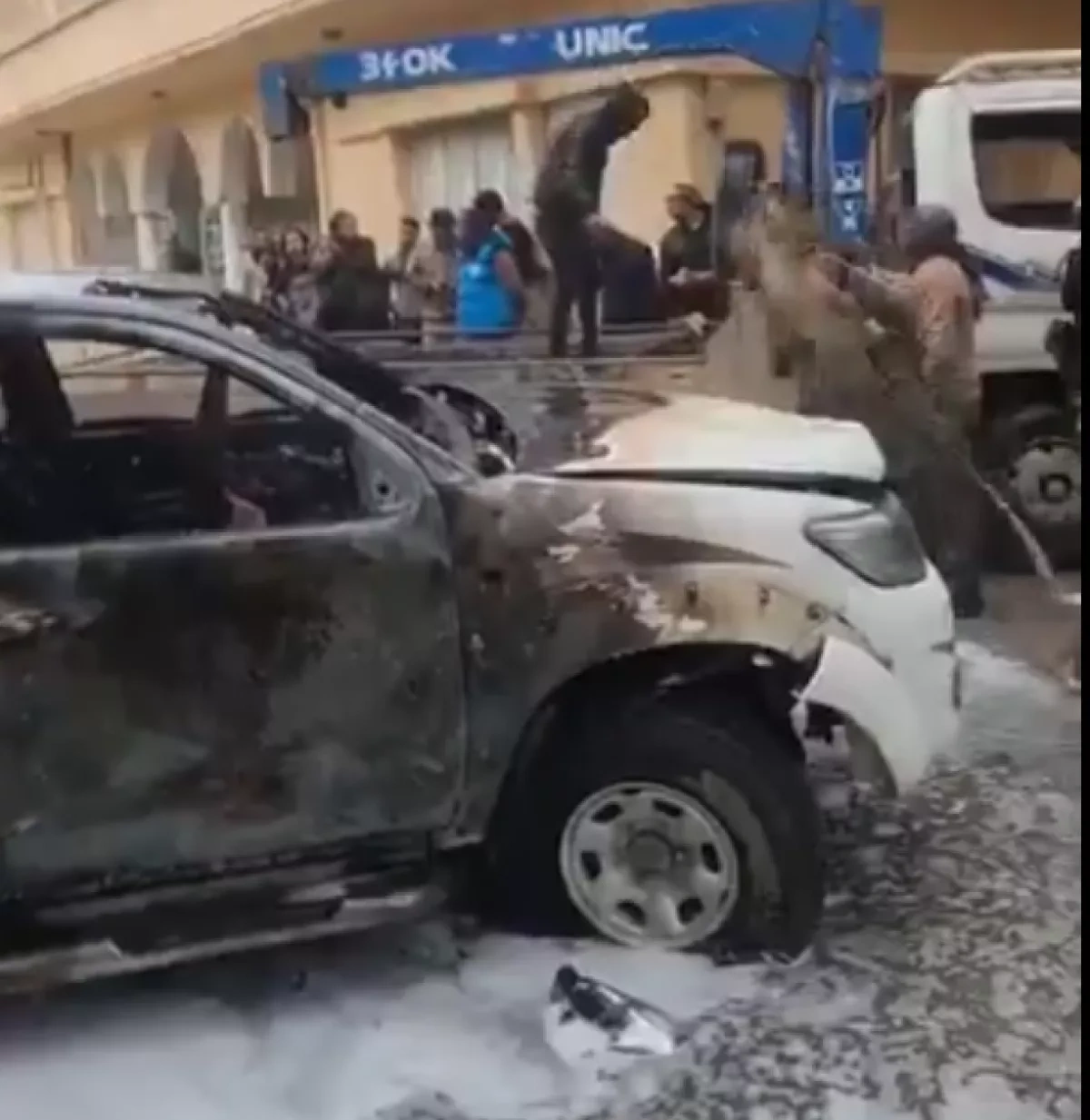 Pickup truck carrying munitions blasts in Syria’s Deir ez-Zor VIDEO