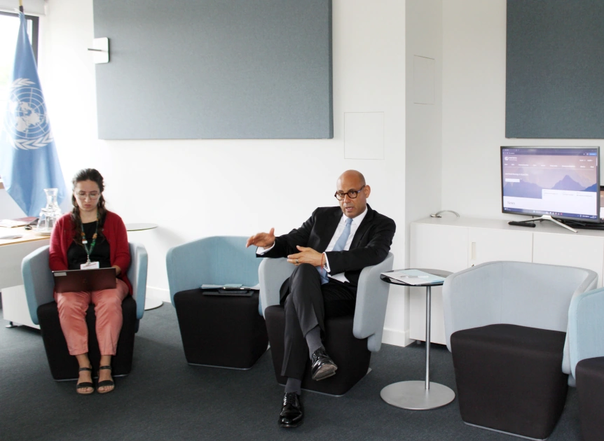 Leyla Aliyeva meets with Executive Secretary of UN Framework Convention on Climate Change (PHOTO)