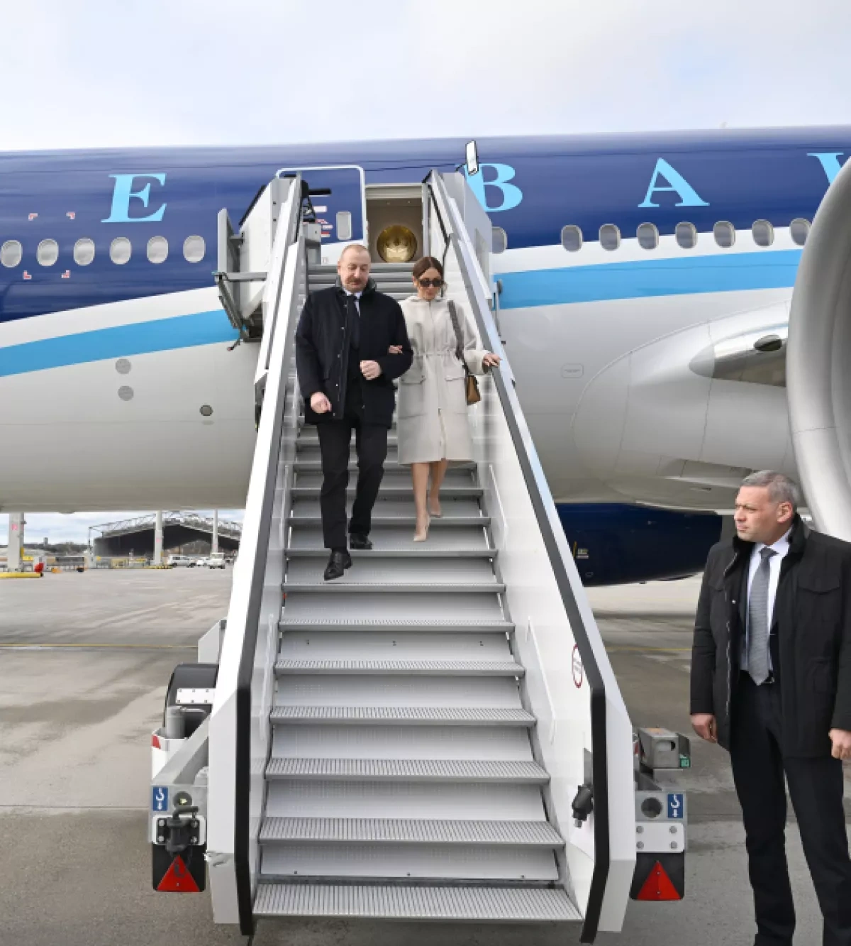 Azerbaijani president arrives in Germany for Munich Security Conference PHOTO