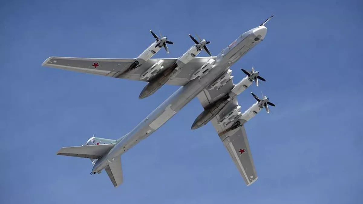 Russian Tu-95MS bombers conduct flight over Barents, Norwegian seas VIDEO