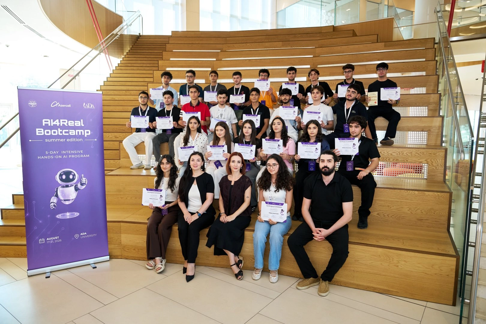 Azercell and ADA University organize AI training program for students - AI4Real Bootcamp concludes