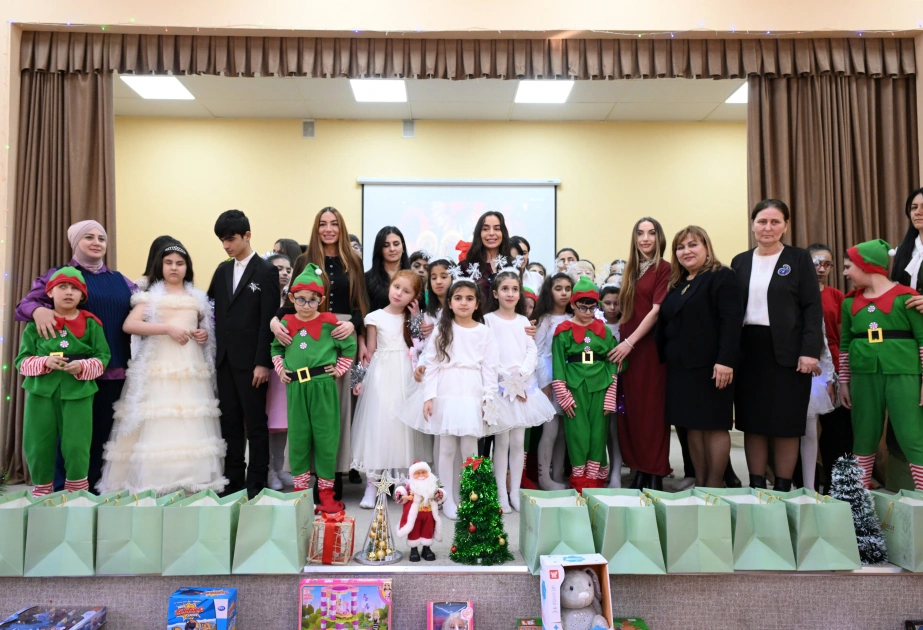 VP of Heydar Aliyev Foundation Leyla Aliyeva, Arzu Aliyeva, and Alena Aliyeva visit Special Boarding General Education School No. 5 in Baku (PHOTO)
