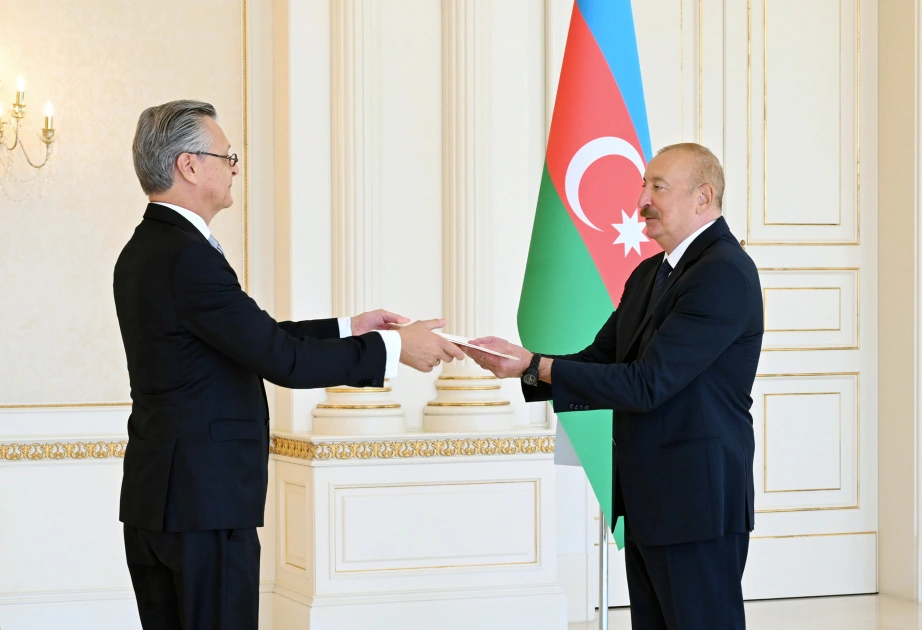 President Ilham Aliyev receives credentials of newly appointed German ambassador (PHOTO)