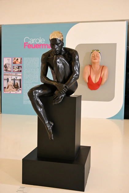 World-renowned American sculptor Carole Feuerman’s exhibition “Reborn into the Water” opens at Heydar Aliyev Center (PHOTO)