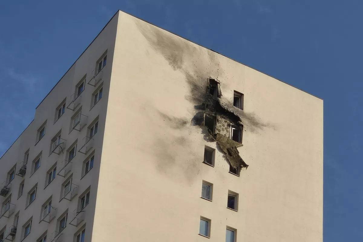 Drone attack damages apartment buildings in Russia’s Volgograd