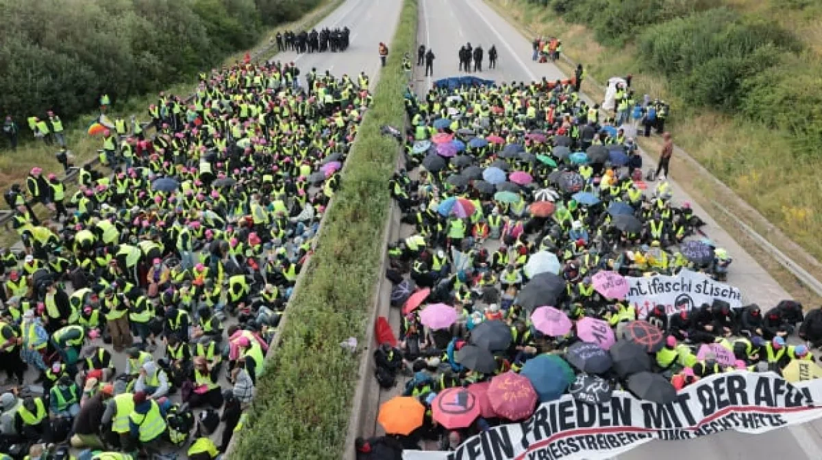 Thousands protest AfD conference in Germany, block roads in Erfurt