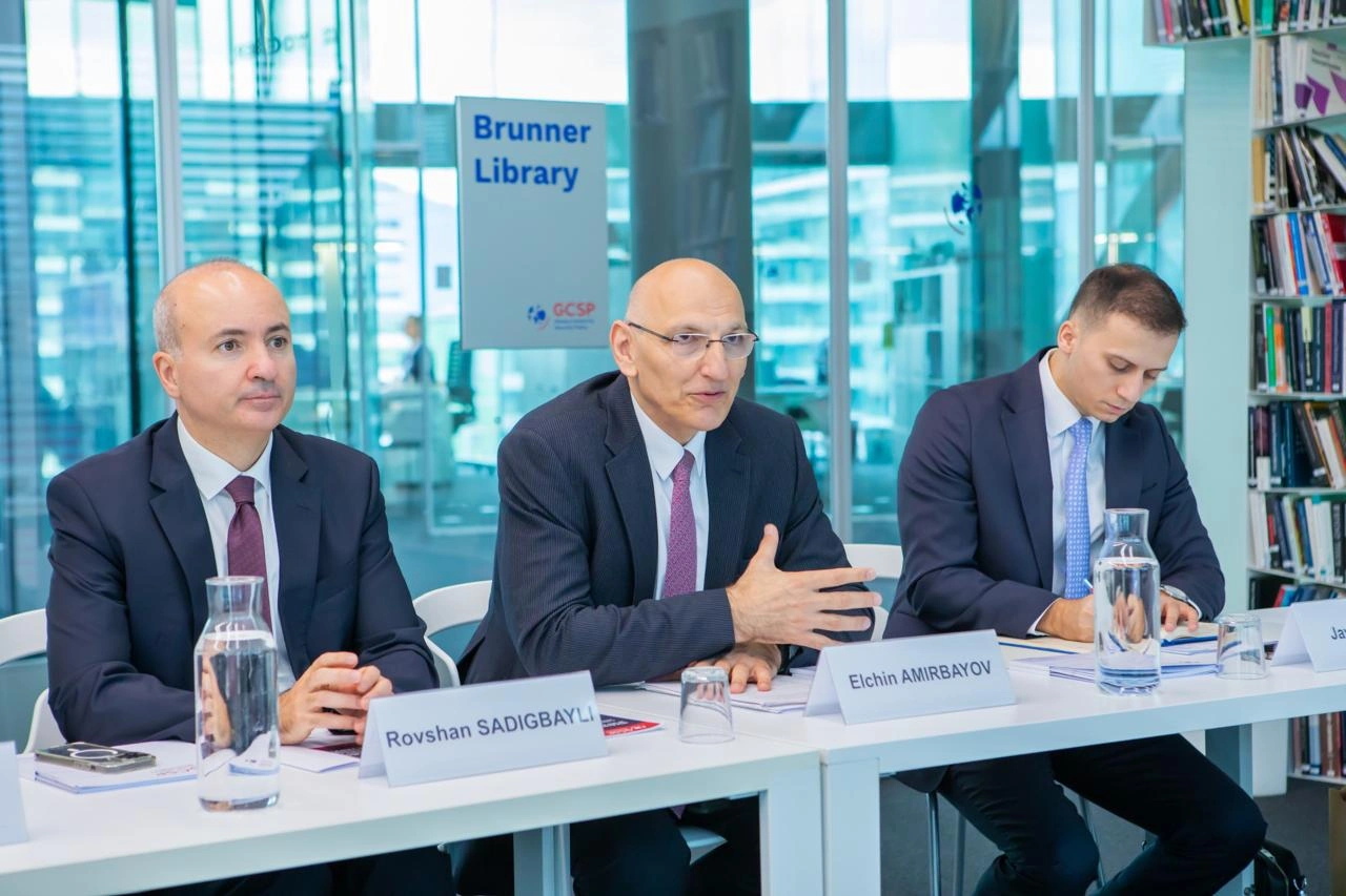 Azerbaijan, GCSP discuss continuing cooperation in research and education (PHOTO)