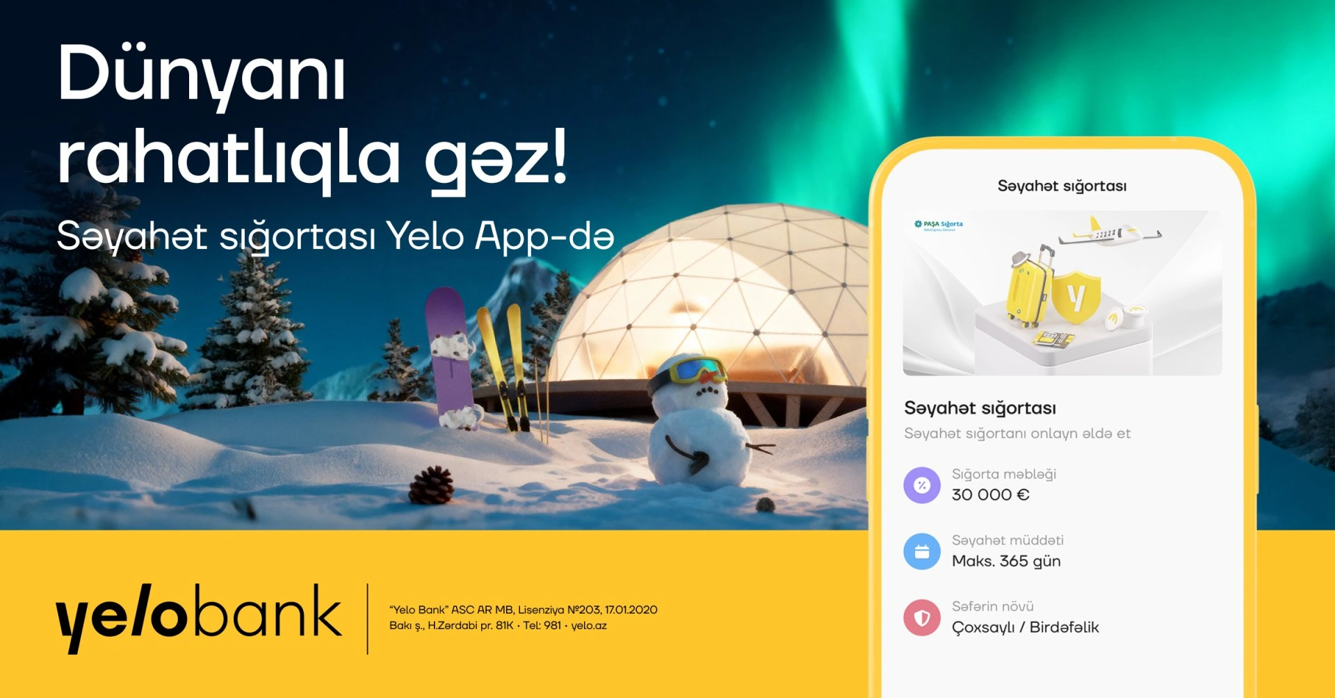 Convenient solutions in the Yelo App for your holiday travels