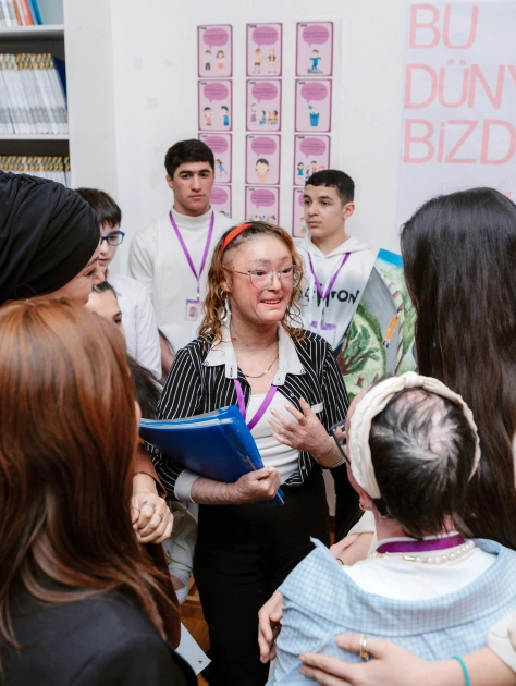 Leyla Aliyeva, Arzu Aliyeva, and Alena Aliyeva visit “Support for Living” Center (PHOTO)