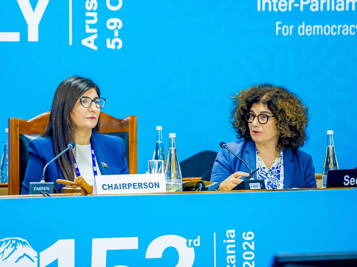 Azerbaijani MP Sevil Mikayilova delivers report at 153rd IPU Assembly (PHOTO)