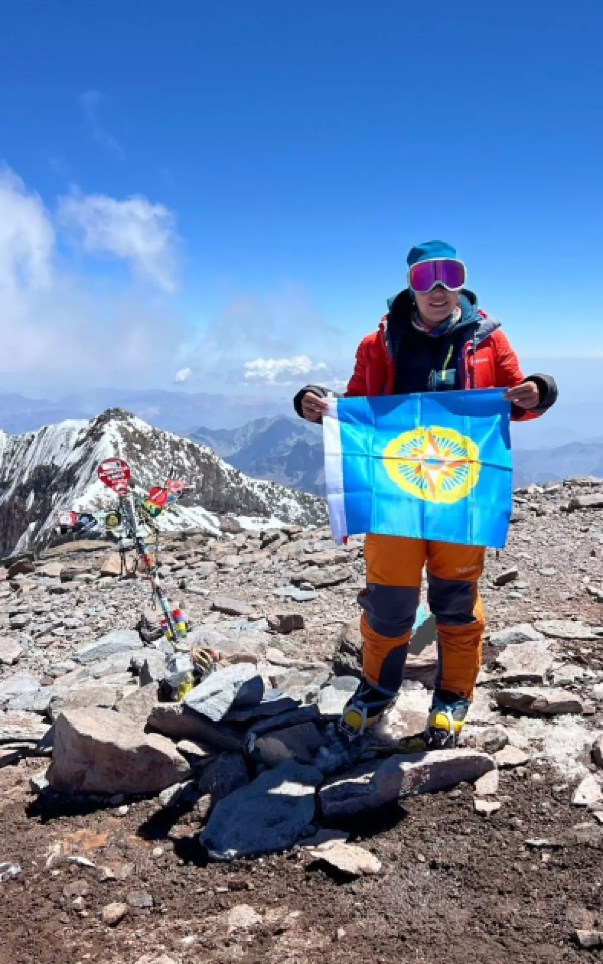 Azerbaijani climber reaches summit of South America’s highest peak PHOTO