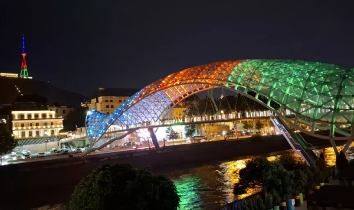 Tbilisi landmarks to light up in Azerbaijani flag colours