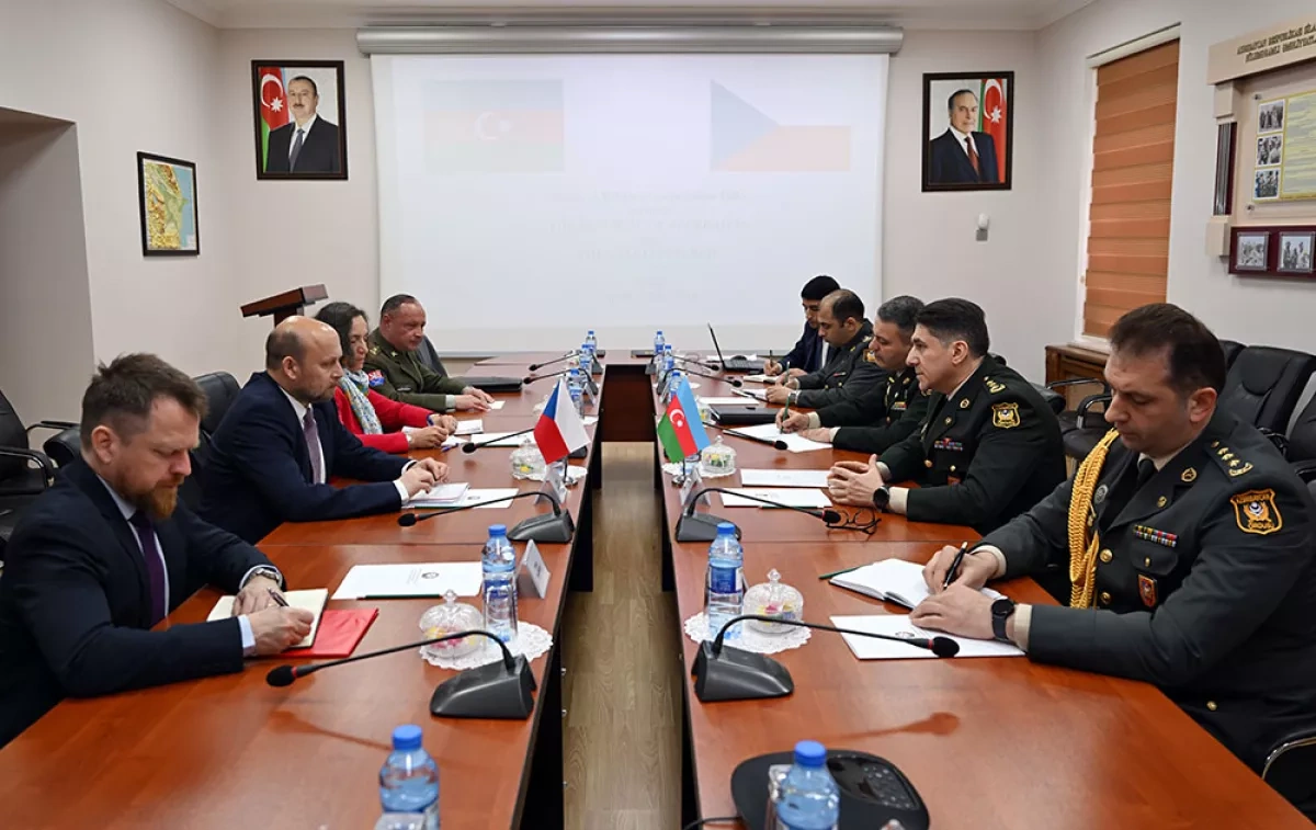 Azerbaijan, Czech Republic sign 2026 military cooperation plan Photo
