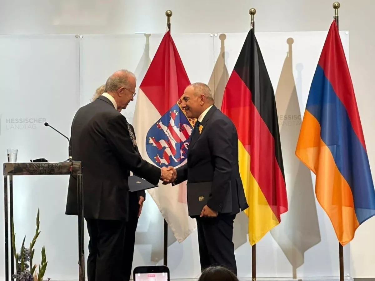Nikol Pashinyan awarded Hessian Peace Prize For peace efforts in South Caucasus