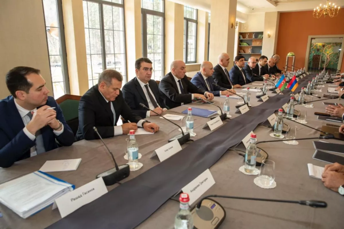 Azerbaijani, Armenian deputy PMs hold 13th border delimitation meeting Photo