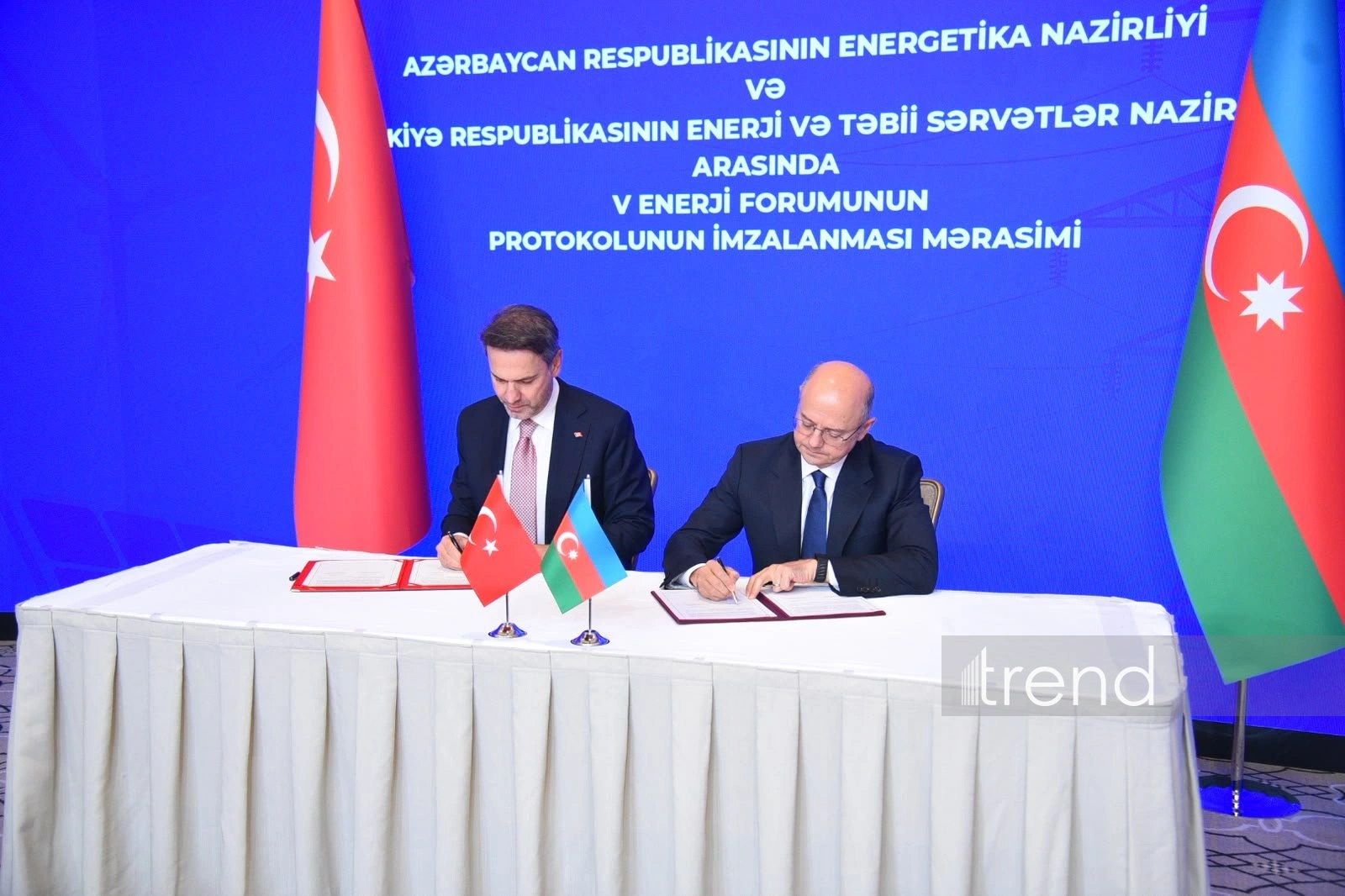 Azerbaijan, Türkiye sign protocol of 5th Energy Forum (PHOTO)