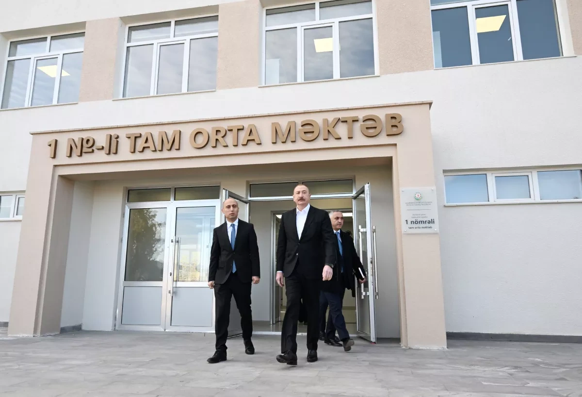 Azerbaijani president inaugurates multiple educational, infrastructure facilities in Khankendi PHOTO / Updated