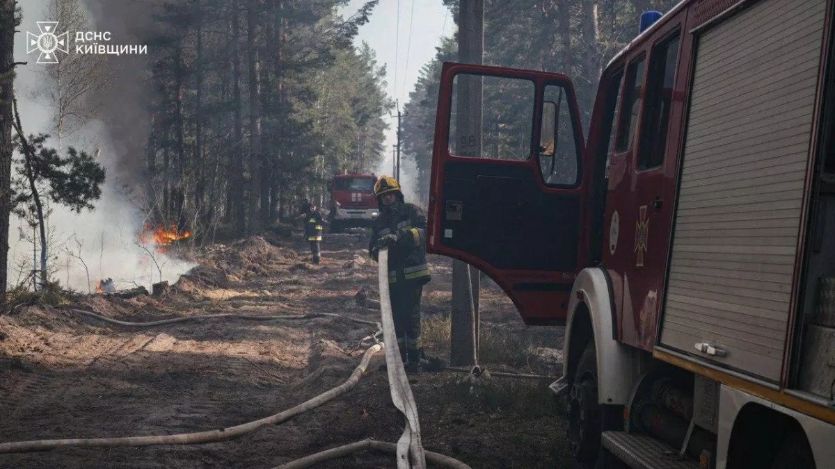 Ukraine: Chernobyl wildfire expands beyond 1,100 hectares PHOTO